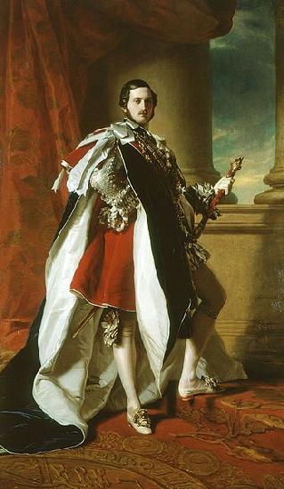 Franz Xaver Winterhalter Portrait of Prince Albert oil painting image